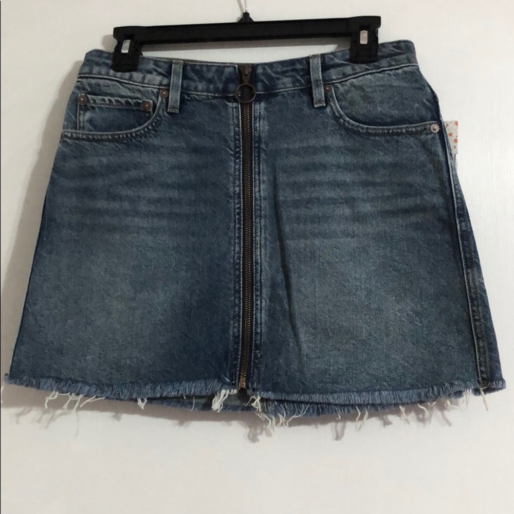 Free People Denim Skirt